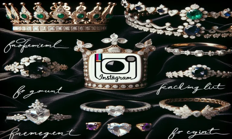 Bejeweled Captions for Instagram