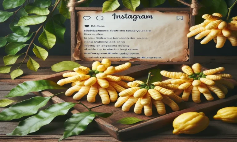Fingered Citron Captions For Instagram
