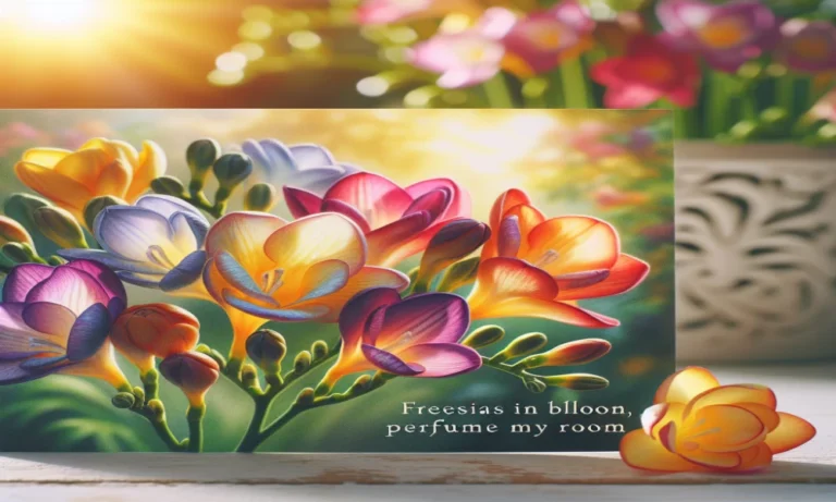 Freesia Captions For Instagram