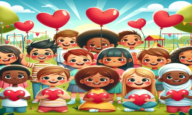 Happy Hearts Kids Captions for Instagram