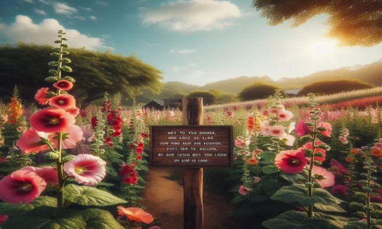 Hollyhock Captions For Instagram