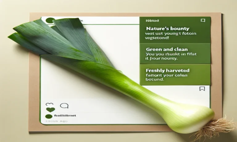 Leek Captions For Instagram