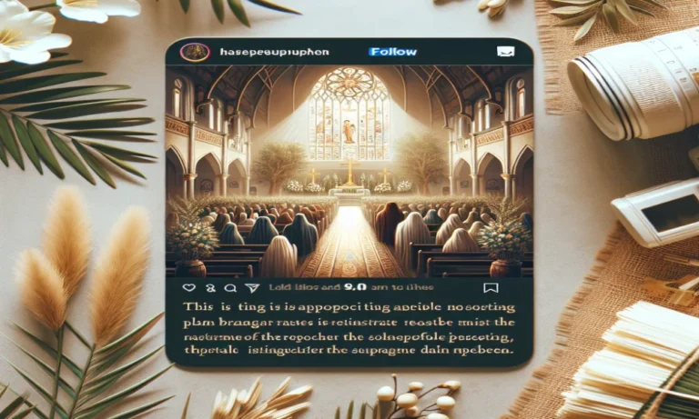 Palm Sunday Captions for Instagram