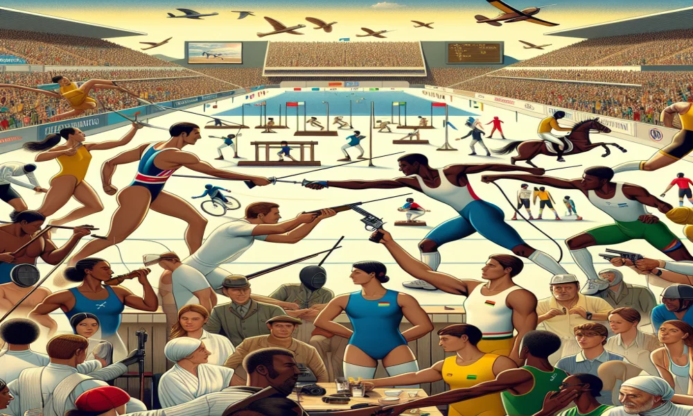 Pentathlon Captions for Instagram