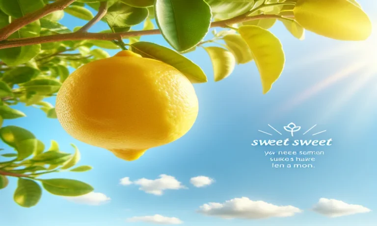 Sweet Lemon Captions For Instagram