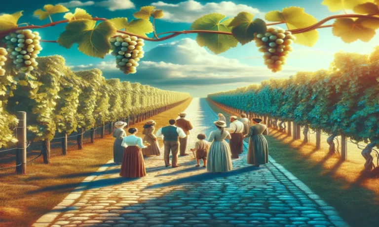 Vineyard Walk Captions for Instagram