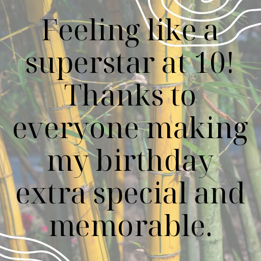 10th Birthday Captions For Instagram In (2025) 8 10th Birthday Captions Image For Instagram-FqwsvZ