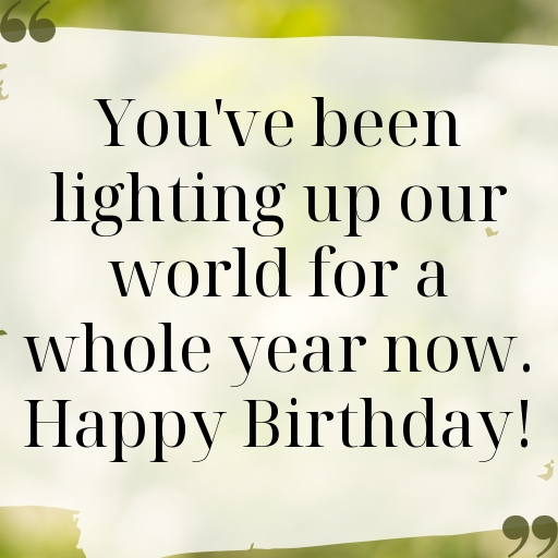 1st Birthday Captions Image For Instagram-PZUkFb