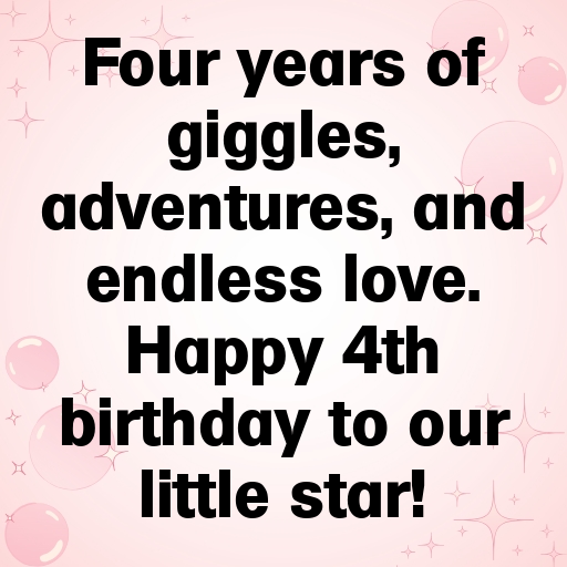 4th Birthday Captions For Instagram In 2025 5 4th Birthday Captions Image For Instagram-GTczhE