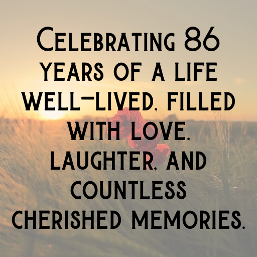 86th Birthday Captions Photo For Instagram-Bipp53