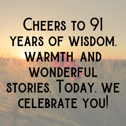 91st Birthday Captions Image For Instagram-yDruEB