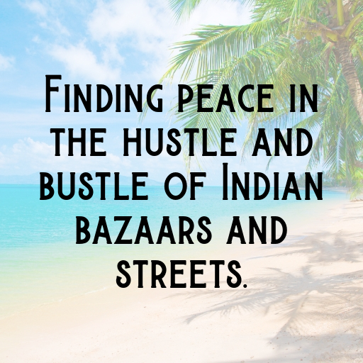 195+ India Captions For Instagram In (2025) 3 Finding peace in the hustle and bustle of Indian bazaars and streets.