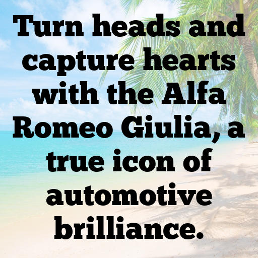 Alfa Romeo Giulia Captions Photo for Instagram In [2025]-7rcaS6