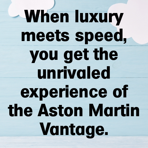 Aston Martin Vantage Captions Image for Instagram In [2025]-WzrMlH