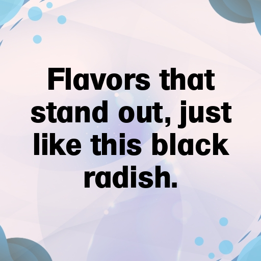 Black Radish Captions Photo For Instagram In [2025]-Mg6OyG