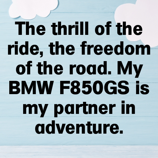 BMW F850GS Captions Image for Instagram In (2025)-6xxpoc