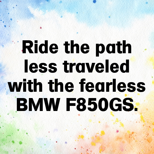 BMW F850GS Captions Image for Instagram In (2025)-FmTnbh
