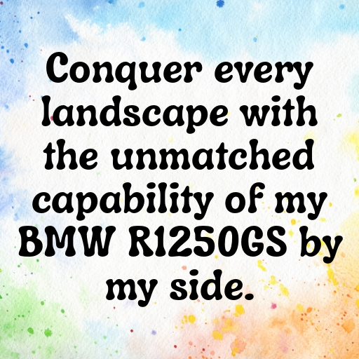BMW R1250GS Captions Image for Instagram In 2025-op3izE