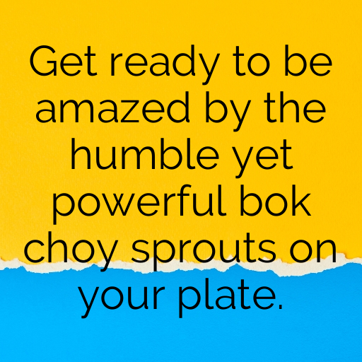 Bok Choy Sprouts Captions Image For Instagram In 2025-CkyNag