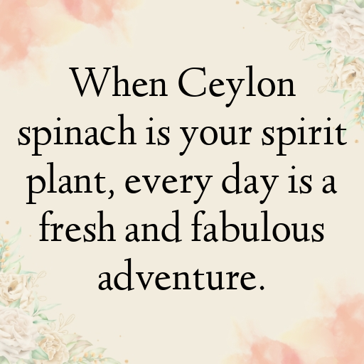 Ceylon Spinach Captions Image For Instagram In 2025-KQ7emd