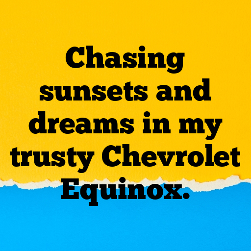 Chevrolet Equinox Captions Image for Instagram In 2025-YkYe3T