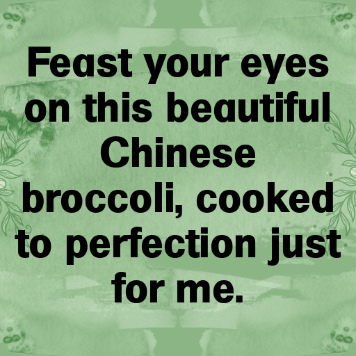 Chinese Broccoli Captions Photo For Instagram In 2025-esbxKM