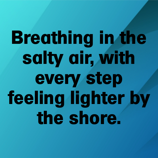 Coastal Walk Captions Image for Instagram In [2025]-U9COK6