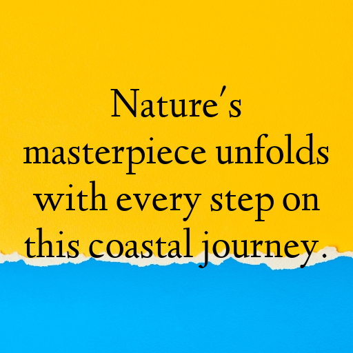 Coastal Walk Captions Image for Instagram In [2025]-UzLZW0