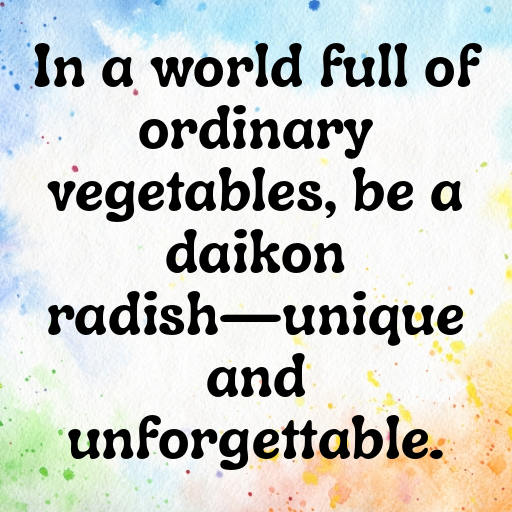 191+ Daikon Radish Captions For Instagram In (2025) 6 Daikon Radish Captions Image For Instagram In (2025)-ej45Nh