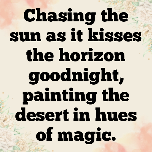 Desert Sunset Captions Photo for Instagram In (2025)-lSuKgz