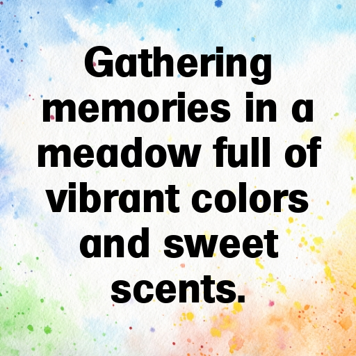 Flowery Meadow Captions Image for Instagram In [2025]-akpZpL