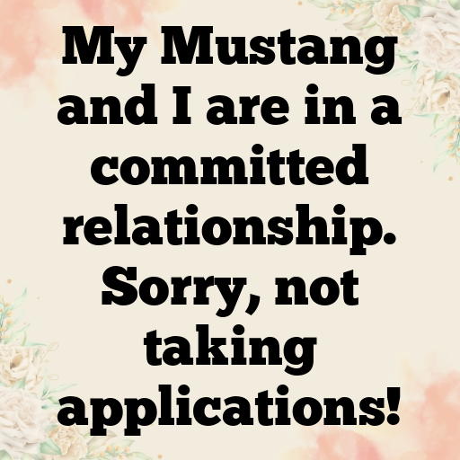 Ford Mustang Captions Image for Instagram In [2025]-pqR3MY