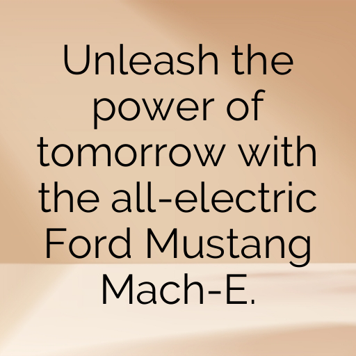Ford Mustang Mach-E Captions Photo for Instagram In 2025-hBnit5