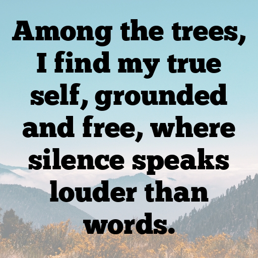 Forest Bathing Captions Image for Instagram In 2025-rUgV4r