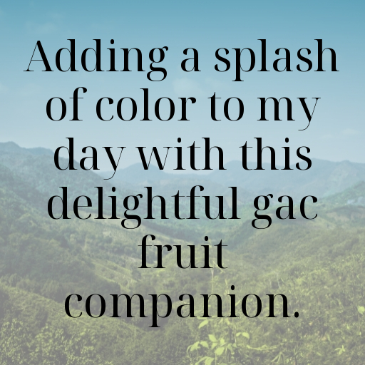 Gac Fruit Captions Image For Instagram In 2025-OBpMen