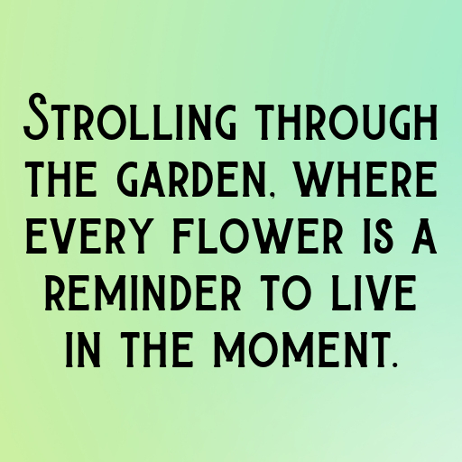 Garden Stroll Captions Photo for Instagram In [2025]-3xGAcF