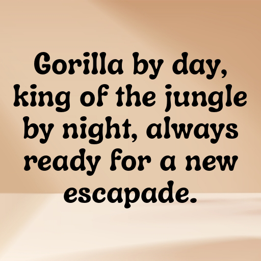 Gorilla Captions Image For Instagram In (2025)-39oqtU