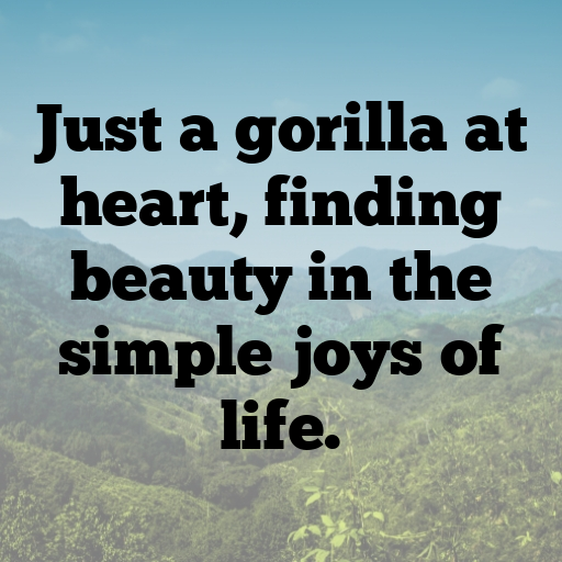 Gorilla Captions Image For Instagram In (2025)-5S72Zj