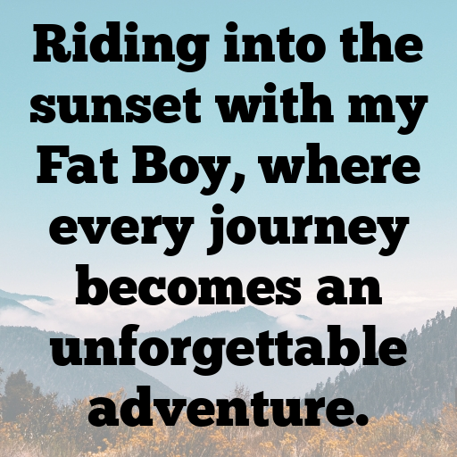 Harley-Davidson Fat Boy Captions Image for Instagram In 2025-1YHNHs