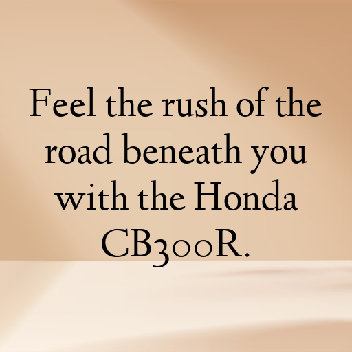 Honda CB300R Captions Image for Instagram In [2025]-8Q13Lk