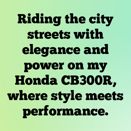 Honda CB300R Captions Photo for Instagram In [2025]-ctfCep