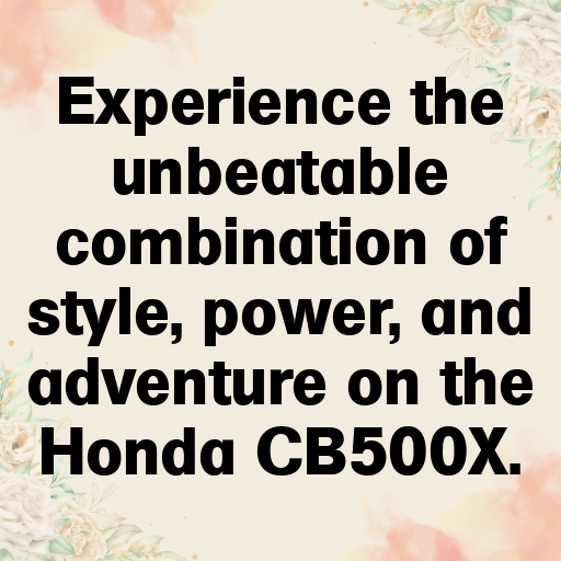 Honda CB500X Captions Photo for Instagram In 2025-FgyZA2