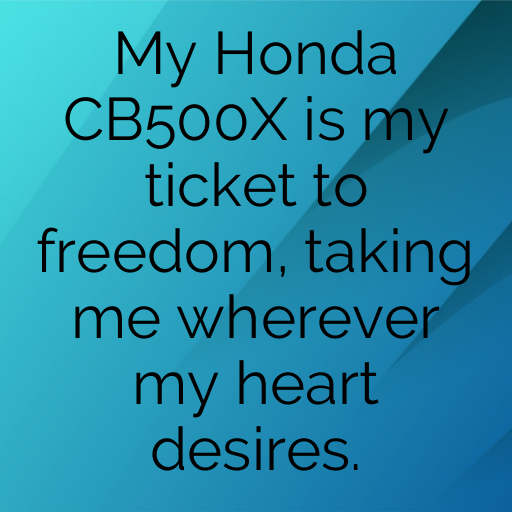 Honda CB500X Captions Photo for Instagram In 2025-fHiI3z