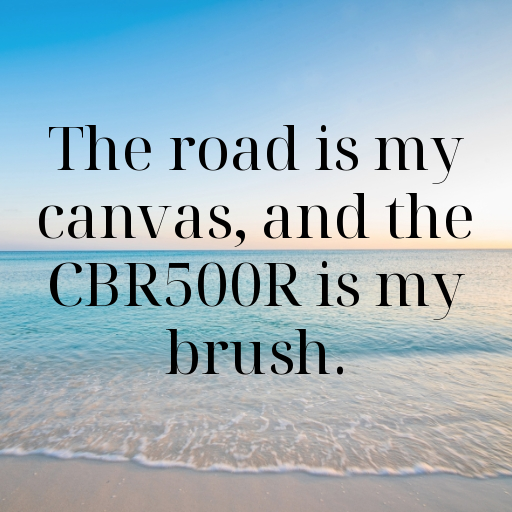 Honda CBR500R Captions Image for Instagram In [2025]-CMCZf2