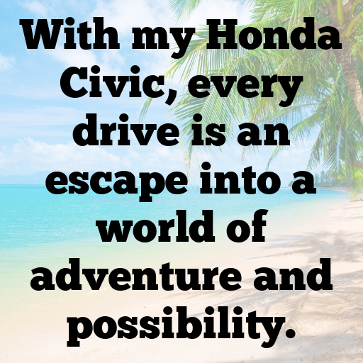 Honda Civic Captions Photo for Instagram In [2025]-CUB0Ah