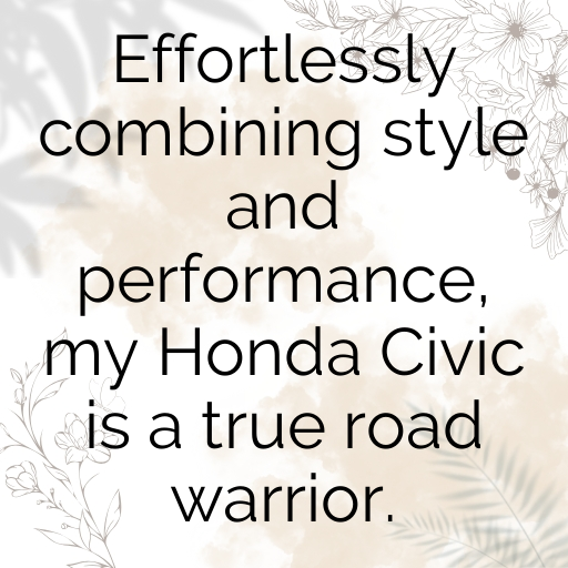Honda Civic Captions Photo for Instagram In [2025]-kuRnXD