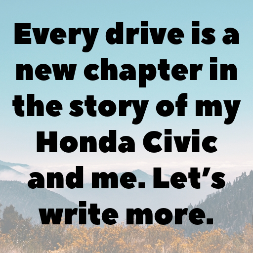 Honda Civic Captions Photo for Instagram In [2025]-T5YD0B