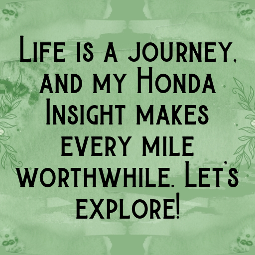 Honda Insight Captions Image for Instagram In 2025-8ochUm