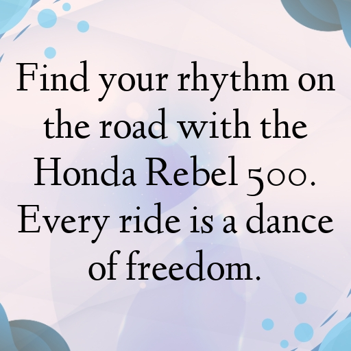 Honda Rebel 500 Captions Photo for Instagram In (2025)-xM71o8