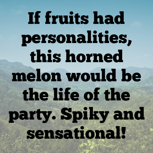 Horned Melon Captions Image For Instagram In 2025-cuNQA3